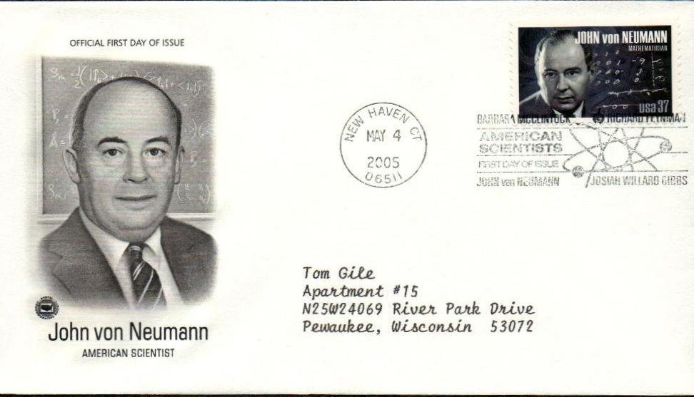37¢ John von Neumann - Mathematician