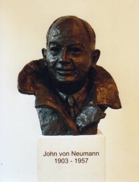 Neumann János mellszobra a bonni Arithmeumban, Németország